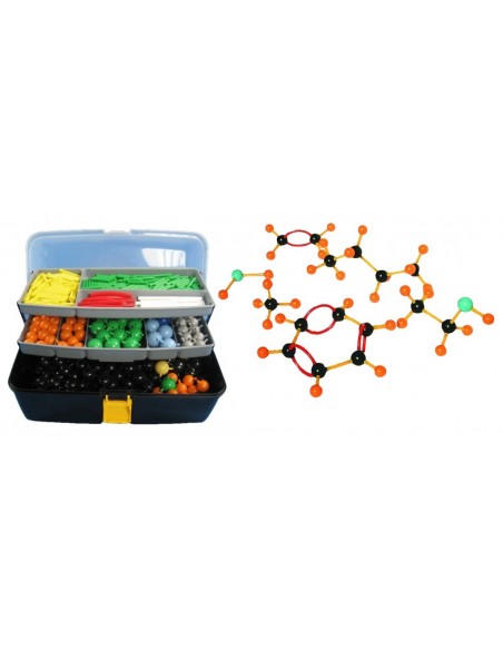 Set pentru modele moleculare de substante organice, anorganice si modele de retele cristaline Set pentru modele moleculare de substante organice, anorganice si modele de retele cristaline