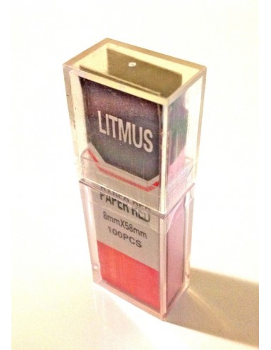 Hartie indicator turnesol, rosie