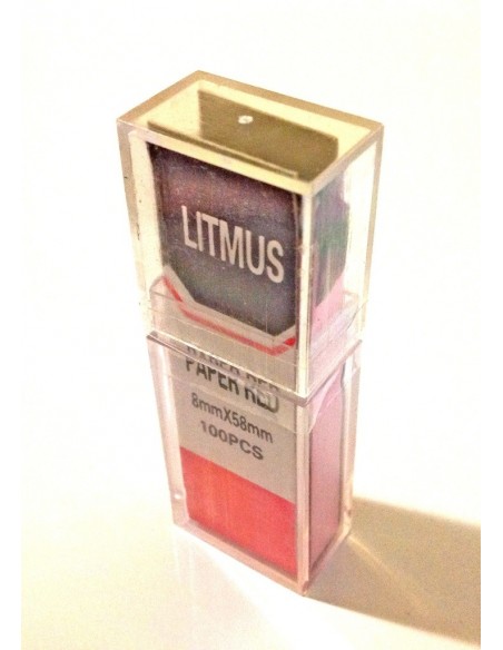 Hartie indicator turnesol, rosie