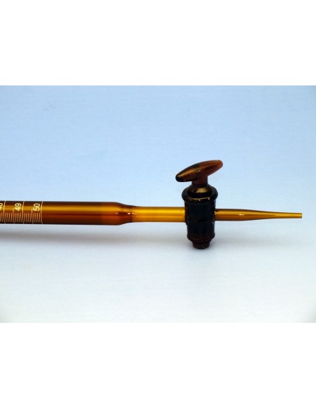 Biureta cu robinet din sticla