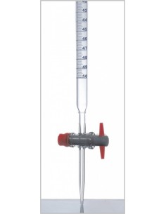 Biureta cu robinet din TEFLON