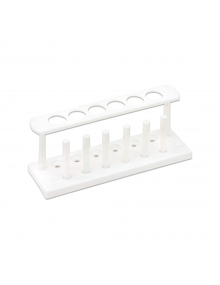 Stativ de plastic pentru 6 eprubete Stativ de plastic pentru 6 eprubete