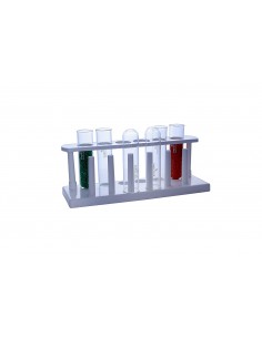 Stativ de plastic pentru 6 eprubete 2