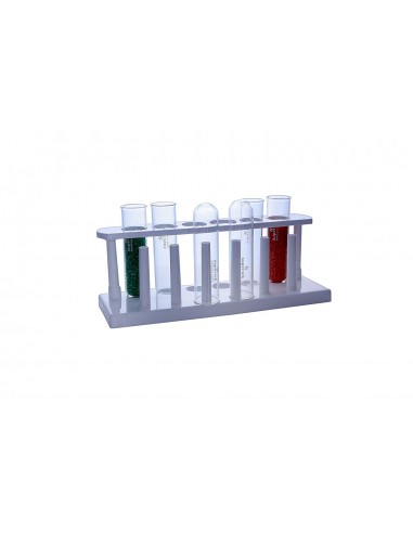 Stativ de plastic pentru 6 eprubete