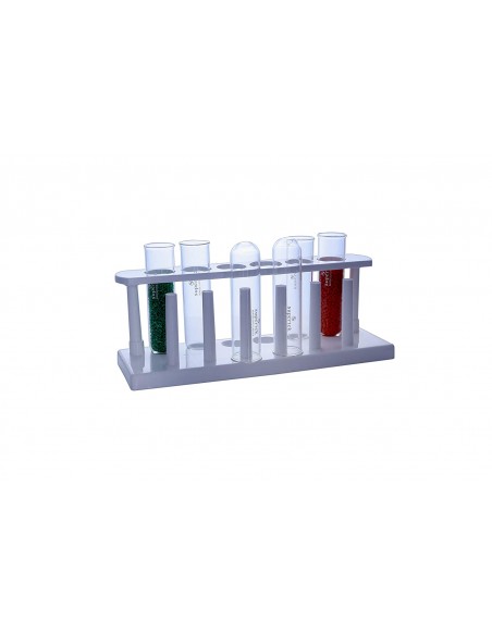 Stativ de plastic pentru 6 eprubete Stativ de plastic pentru 6 eprubete