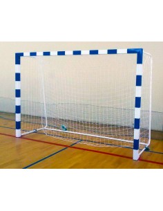 Poarta handbal lemn fixare pe teren