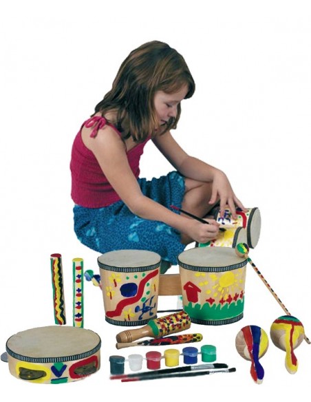 Set instrumente muzicale de colorat