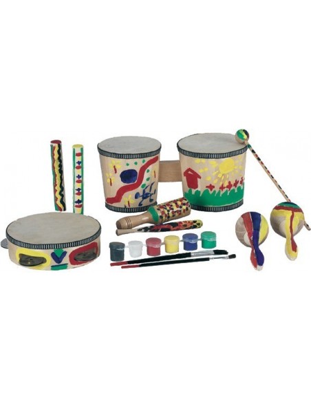 Set instrumente muzicale de colorat