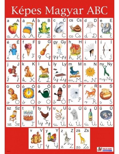 Kepes magyar ABC, fali oktatotablo