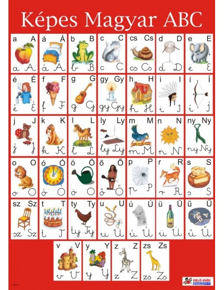 Kepes magyar ABC, fali oktatotablo