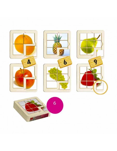 Fructe - puzzle