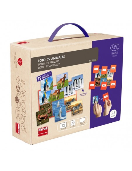 Joc loto cu 72 de animale Joc loto cu 72 de animale