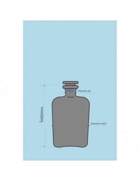 Sticla bruna pentru reactivi