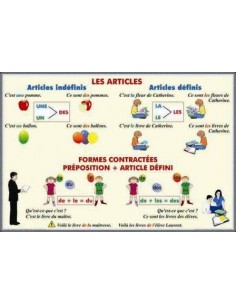Les articles Formes contractees. Preposition + Article defini /Adjectifs et pronoms demonstratifs