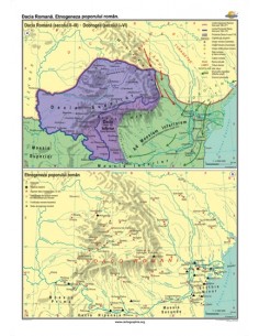 Dacia Romana. Etno-geneza poporului roman