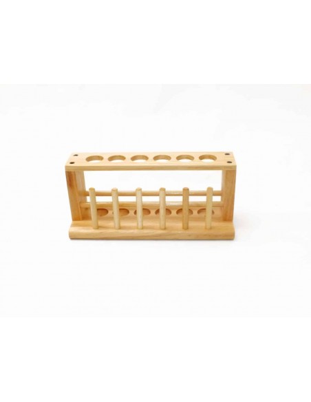 Stativ eprubete lemn