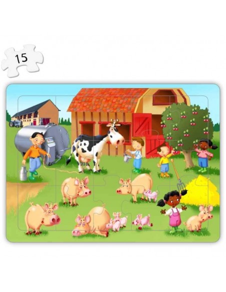 Puzzle 4 in 1 - La Ferma Puzzle 4 in 1 - La Ferma