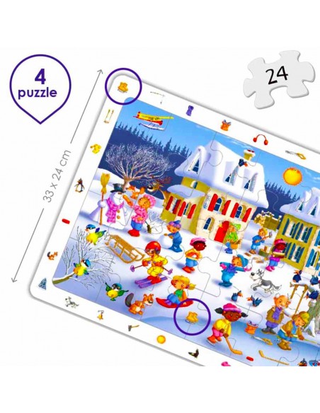 Set puzzle observare - anotimpuri Set puzzle observare - anotimpuri