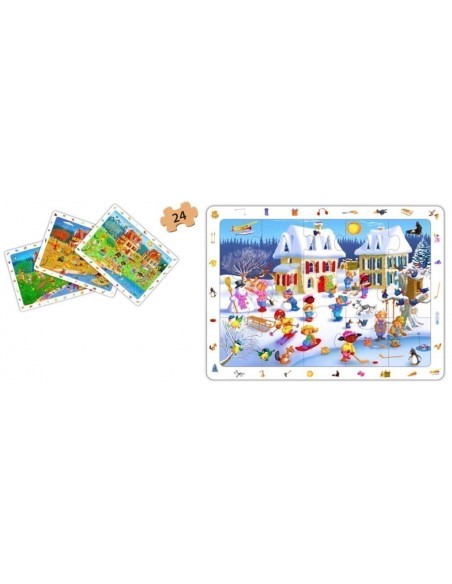 Set puzzle observare - anotimpuri Set puzzle observare - anotimpuri