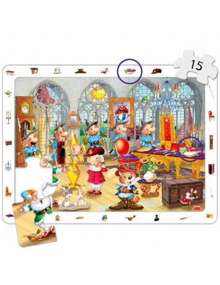 Puzzle 4 in 1 - Povesti Clasice Puzzle 4 in 1 - Povesti Clasice