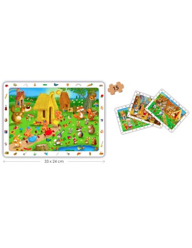 Puzzle 4 in 1 - Povesti Clasice