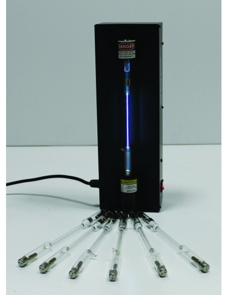 Set tuburi spectrale cu sursa de tensiune