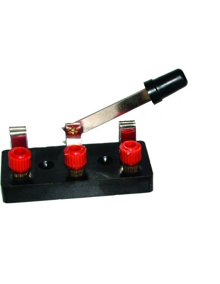 Intrerupator dublu cu placa de baza si borne