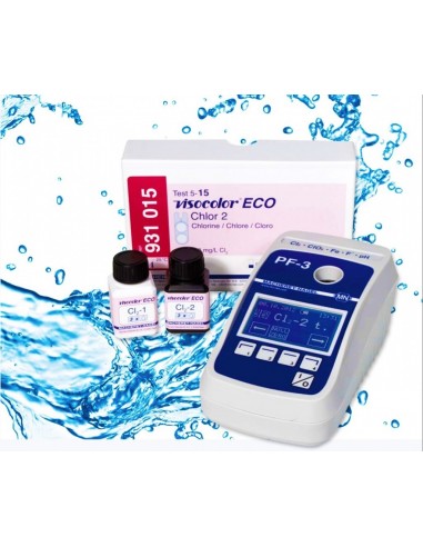 Fotometru compact pentru Apa Potabila cu set reactivi Clor si pH