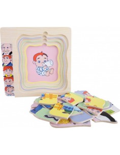 Puzzle straturi Bebe-Bunic 2