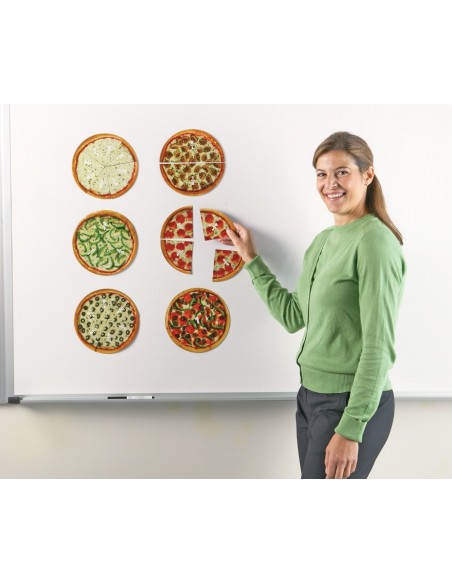 Pizza fractiilor cu magneti Pizza fractiilor cu magneti