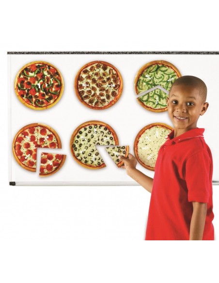 Pizza fractiilor cu magneti Pizza fractiilor cu magneti