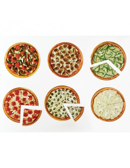 Pizza fractiilor cu magneti Pizza fractiilor cu magneti
