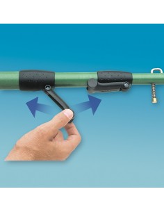 Ax telescopic din fibra de sticla