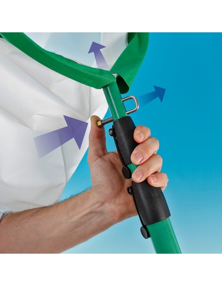 Ax telescopic din fibra de sticla