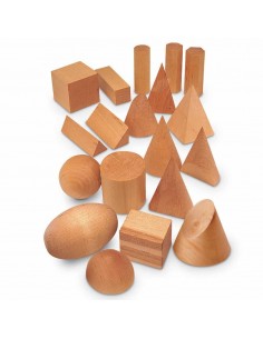 Forme geometrice din lemn (set 19)