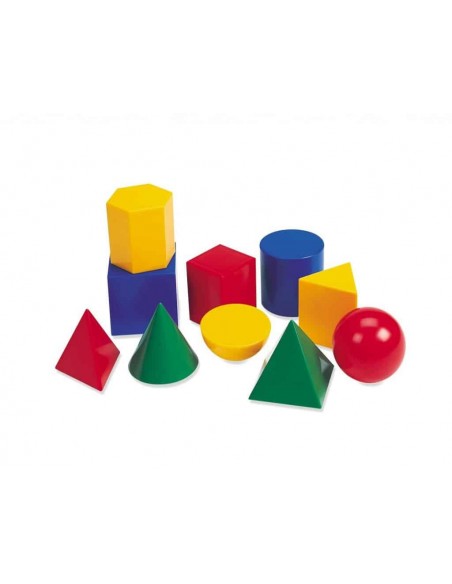 Corpuri geometrice din plastic - 10 piese Corpuri geometrice din plastic - 10 piese