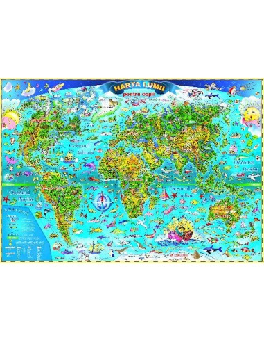Harta lumii pentru copii