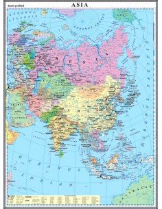 Asia. Harta politica
