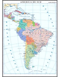 America de Sud. Harta politica