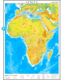 Africa. Harta fizica