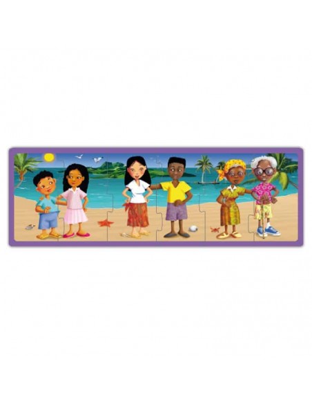 Set puzzle familiile lumii