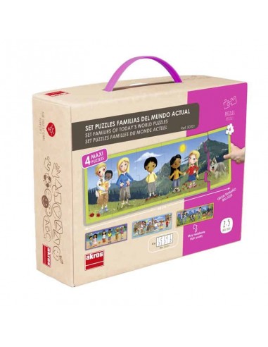 Set puzzle familiile lumii