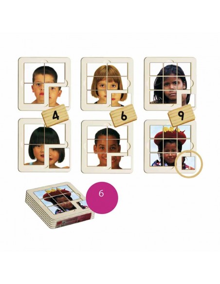 Copii din lume - puzzle