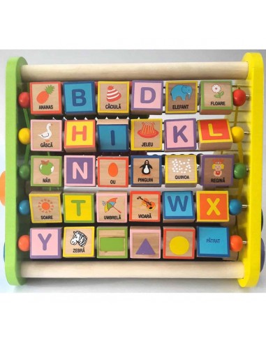 Centru de activitati - litere si imagini in romana