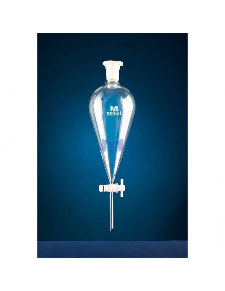 Palnie de Separare Forma Para cu robinet din sticla