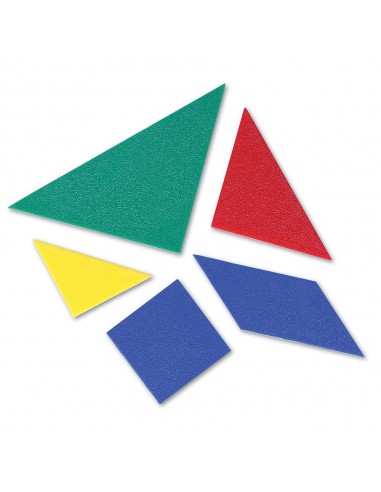 Tangram 4 culori - set pentru Clasa