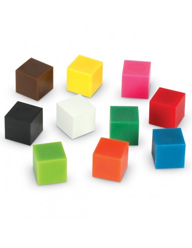 Cuburi multicolore - 1cm