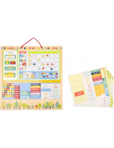 Calendar magnetic saptamanal
