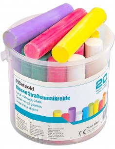 Creta colorata desen asfalt 20 buc/galetusa