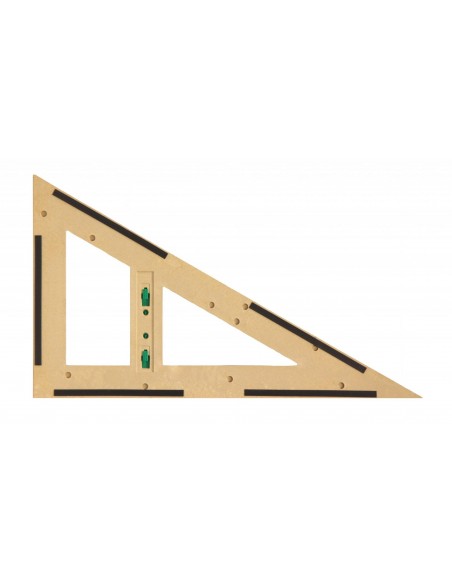 Trusa de instrumente geometrice Magnetice pentru tabla din lemn reciclat